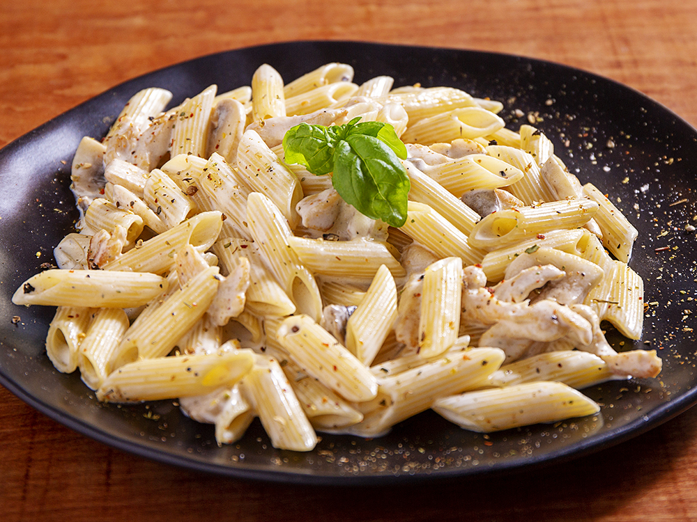 Kremalı Mantarlı Penne